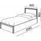 Ostin Модуль 22 Кровать с подъемным механизмом
